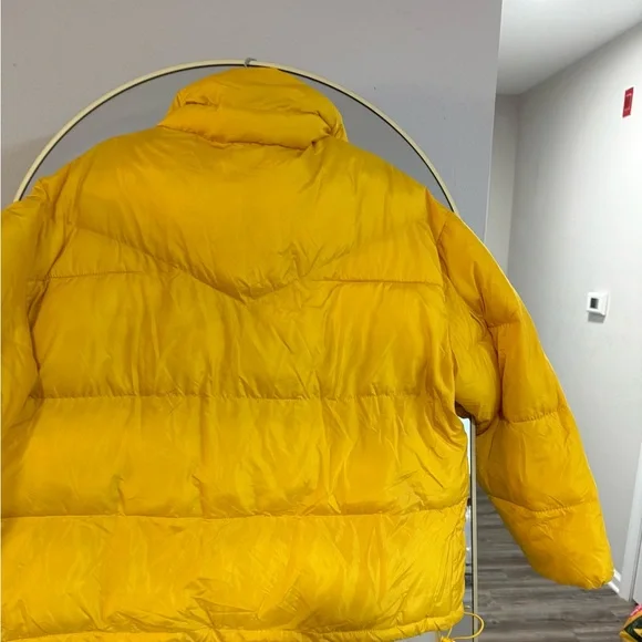 Fashion Nova Bright Yellow Puffer Jacket - Picture 5 of 6